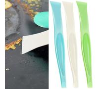 2 in 1 Plastic Scraper Tool, 3 PCS Multi-Purpose No-Scratch Scraping Tool Small Scraper Cleaning Tool for Removing Oil Stains, Dirt, Paint, Sticker Remover Gum Scraper