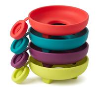 2-in-1 Popsicle Holder for Kids, Ice Cream Stand Silicone Popsicle Stand Leakproof Ice Cream Ice Lolly Holder Drip Catcher Pop Holder for Pool Party Home Gadget (4pcs)