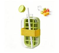 2-in-1 Portable Ice Maker Bottle with Straw, Touch-Free Ice Release, Quick Ice Maker for Travel, Gym, Outdoor Activities, Home Use - Ideal Water Bottle