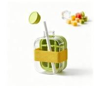 2-in-1 Portable Ice Maker Bottle with Straw, Touch-Free Ice Release, Quick Ice Maker for Travel, Gym, Outdoor Activities, Home Use - Ideal Water Bottle