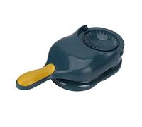 2 in 1 Portable Manual Dumpling Maker Easy Dough Press Tool Kitchen Accessories for Families Children ABS Material (Blue)