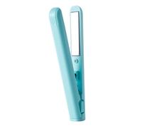 2-in-1 Portable Mini Curling Tongs for Short Hair, Travel Size Mini Curling Iron, Portable USB Plug-in Small Hair Straightener, Heats Up Fast, for Short & All Hair Types (A)