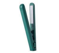 2-in-1 Portable Mini Curling Tongs for Short Hair, Travel Size Mini Curling Iron, Portable USB Plug-in Small Hair Straightener, Heats Up Fast, for Short & All Hair Types (C)