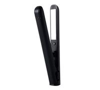 2-in-1 Portable Mini Curling Tongs for Short Hair, Travel Size Mini Curling Iron, Portable USB Plug-in Small Hair Straightener, Heats Up Fast, for Short & All Hair Types (E)