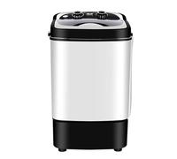 2-in-1 Portable Washing Machine & Spin Dryer | 2KG Compact Mini Washer for Camping, Dorm, Apartment | Energy Class A | Ideal for Baby Clothes
