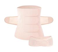 2 in 1 Postpartum Belly Wrap,Breathable Postpartum Support C-Section Recovery Belly Belt,After Birth Belly Band/Pelvic Belt,Post Pregnancy Recovery Support Girdle Adjustable Abdominal Binder Skin L
