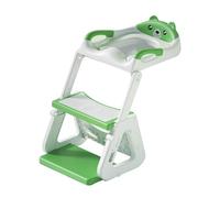 2 in 1 Potty Training Toilet with Not Slip Step Stool & Soft Cushions Children Potty Training Toilet Comfortable Travel Potty Solution