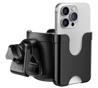 2-in-1 Pram Cup Holder with Phone Holder, Wheelchair Cup Holder Accessories