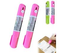 2 in 1 Privacy Wipe Box Cutter, Thermal Ink Remover, 2026 New Water-Based Thermal Pen, Text Eraser One Paper Printed C Smear