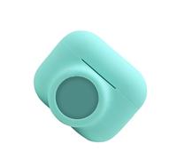 2 in 1 Protective Cover Earphone Bag Lightweight Anti-lost Locator Fall-proof Protection Shell Headphone Protective Sleeve Light, lawngreen