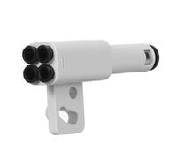2 in 1 PTFE Adapter for Lab 3D Printers with Screw Fixing Design Easy to Disassemble and Cleaning PTFE Tube Coupler Fitting for Lab