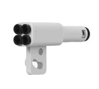 2 in 1 PTFE Adapter for Lab 3D Printers with Screw Fixing Design Easy to Disassemble and Cleaning Tube Coupler Fitting for Lab