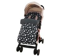 2 in 1 Pushchair Footmuff Winter Baby Stroller Cushion Warm Polar Fleece Liner Detachable Universal Pram Foot Cover Windproof Stroller Seat Mat Liner Infant Toddler Buggy Thicken Bunting Footmuff Bag