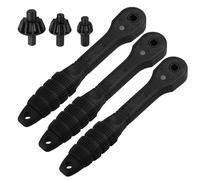 2 in 1 Ratcheting Drill Chucking Key Wrench Chucking Key Replacement Tool for Drill Wrench Tool for Tightening Electric Ratchet Chuck