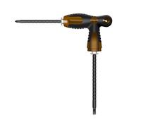 2 in 1 Ratchets Screwdriver with Crosses Head and Flathead Extendable Designs Solid Construction Professional Use Practical Steel Screwdriver
