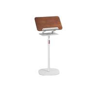 2-in-1 Reading Holder & Floor Book Stand, 360° Rotating Base, for Laptop Recipes Textbooks Tablet, Adjustable 20-47in
