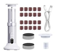 2-in-1 Rechargeable Cordless Callus Remover for Feet with LCD Display & 6 Speeds, Electric Foot Callus Remover, Electric Foot Filer Kit for Dead Skin Heels and Soles