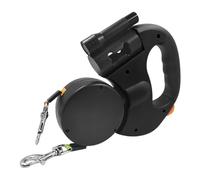 2-In-1 Retractable Double Head Dog Leashes, Double Leashes Extended, Du-al Pet 360° Swivel Lea-sh, Automatic Extendable, Dog Walking, 9.84x7.87x1.97 Inches, For Pets