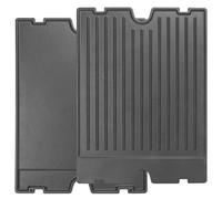 2-in-1 Reversible 17.48" x 12.48" Pre-Seasoned 11242 Cast Iron Griddle for Broil King Baron, Crown, Crown Pellet Series Grill, Flat Griddle Top Plate for Gas Stove/Charcoal/Electric/Propane/Gas Grill