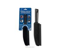 2 in 1 Rubber Hand Brush General Purpose Cleaning Brush with Scratch Free Rubber BRISTLES - Ideal for PET Hair Removal from Carpets and FURNISHINGS