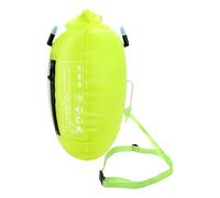 2-in-1 Safety Swim Float - 20L Waterproof Swim Buoy with Adjustable Belt and Transparent Mobile Phone Pocket for Open Water Swimming Snorkelling Surfing Adults Kayaking Paddleboarding