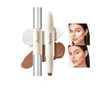 2-in-1 Sculpt & Highlight Stick | contour palette,cream contour,Customizable Cream Duo | Lightweight Buildable Coverage for Contouring & Concealing
