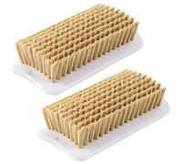 2-in-1 Self-Grooming and Scratch Brush for Mini Pigs - 2 Pieces Encourages Natural Behavior, Reduces Stress, Ideal for Livestock and Pet Pigs