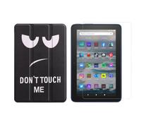 2 in 1 Set for Amazon Kindle Fire 7 12. Gen. 2022 7 Inch Case + Glass