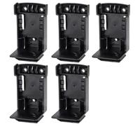 2 in 1 Set of 5 Battery and Tool Hangers Storage Wall Mount Bracket Fixing Suitable for Workshops Efficient Organization Wall Mounted Tool Rack