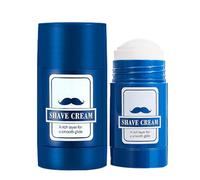2-in-1 Shaving Cream Stick, Shaving And Cleansing Cream Stick, Smoothing Facial Hair Removal, Soft And Even Application, Easy And Safe To Use, 7.5x3.5cm, For Men