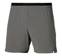2 in 1 shorts Mizuno Active Alpha Gris S