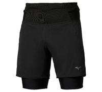 Mizuno Trail Multipocket 2-in-1 Shorts Black S Man