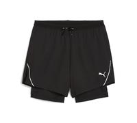 PUMA Ultraweave 2-in-1 5" Running Shorts Men, Black, size 2XL