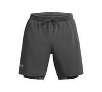 Under Armour Launch 7in 2-in-1 Shorts Grey M Men