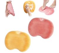 2-in-1 Shower Foot and Back Scrubber Massage Pad, Wall Mount Silicone Foot Scrubber Mat for Suction Cups and Drain Holes, Reusable Non-Slip Scrubbers Mat for Men Women Seniors (2pcsE)