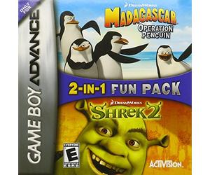 2 in 1: Shrek 2 & Madagascar - Op Penguins / Game