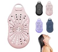 2 in 1 Silicone Exfoliating Soap Bag, Double-Sided Soap Bag for Solid Soap, Hanging Covers for Soap Bars, Exfoliating Bag, Foamie Soap Bag with Hanging Holder, Multifunctional Bath Brush