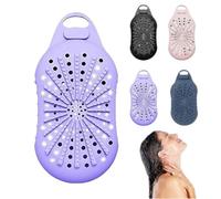 2 in 1 Silicone Exfoliating Soap Bag, Double-Sided Soap Bag for Solid Soap, Hanging Covers for Soap Bars, Exfoliating Bag, Foamie Soap Bag with Hanging Holder, Multifunctional Bath Brush
