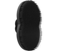 2-in-1 Silicone Facial Cleansing Brush - Gentle Deep Pore Cleanser with Dual-Head + Ergonomic Handle - Blue/Black/Pink