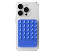 2 in 1 Silicone Sticky Phone Grip, Combines a Powerful Suction Cup and a Durable Mount, Suitable for Any Phone Model Provides Multiple mounting Options for Selfies and Tiktok Video Recording （Blue）