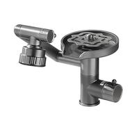 2-in-1 Sink Faucets and Glass Rinser, Rotating Kitchen Sink Tap, 4 Water Outlet Modes, Brass Faucet Cup Washer Attachment for Home, Hotel(Gray)