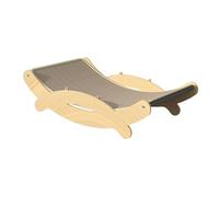 2 in 1 Sisal Cat Scratcher Lounge Chair Kitten Bed Couch Scratching Board Pad for Napping Sleeping, 60x42x44.5cm- 39 * 30 * 10cm