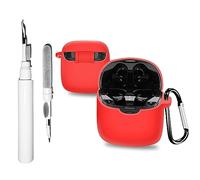 【2 in 1】 SKPY Shock-Absorption Anti-Fall Protective Case Compatible with JBL Tune 225 TWS/220 TWS with Carabiner Cleaning Tools Protective Cover for Boys Girls Womens Mens Teens