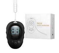 2-in-1 Sleep Aid & Relaxation Tool - Portable Device with LED Display, Features Calm and Sleep Modes for Anxiety Relief, Compact for Travel(Black)