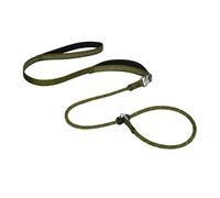 2-in-1 Slip Lead with Pull Stop - Dog Lead & Collar in One (Anti-Pull Training) - Robust Nylon Slip Lead with 2 Handles & Reflectors - Safe & Gentle for Dogs (No Choking)