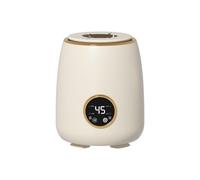 2-in-1 Smart Milk Warmer and Milk Shaker, Automatic Temperature Control Baby Bottle Warmer, Travel Nursery (Yellow)