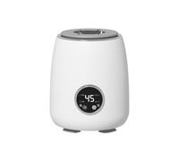 2-in-1 Smart Milk Warmer and Milk Shaker, Automatic Temperature Control Baby Bottle Warmer, Travel Nursery (White)
