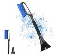 2 in 1 Snow Brush and Ice Scraper for Car Windscreen,Ice Scraper Windscreen Scraper,Car Snow Brush and Ice Scrapers for car windshield with Ergonomic handle,Detachable Universal Vehicle Snow Scraper