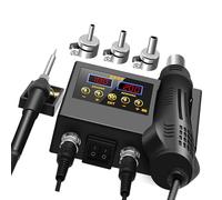 2 in 1 Soldering Station 8586 LCD Digital Display Rework Hot Air Soldering Iron Welding Repair Tool Accessories