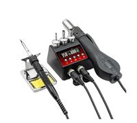 2-in-1 Soldering Station LCD Display 750W Adjustable Temperature Air Flow Control BGA SMD IC Welding Rework Tools Efficient Precision(8898Pro 1)